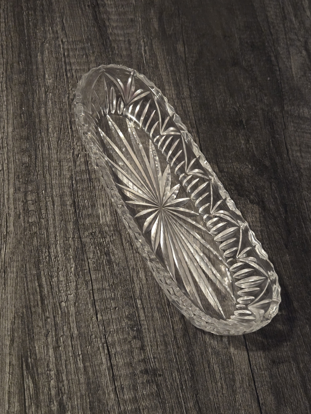 Lismore By Waterford Crystal Celery Dish And Unknown Decanter